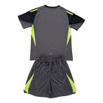 Günstige Fußballtrikots Real Madrid Torwart Kinder 2025-26 Schwarze Kurzarm